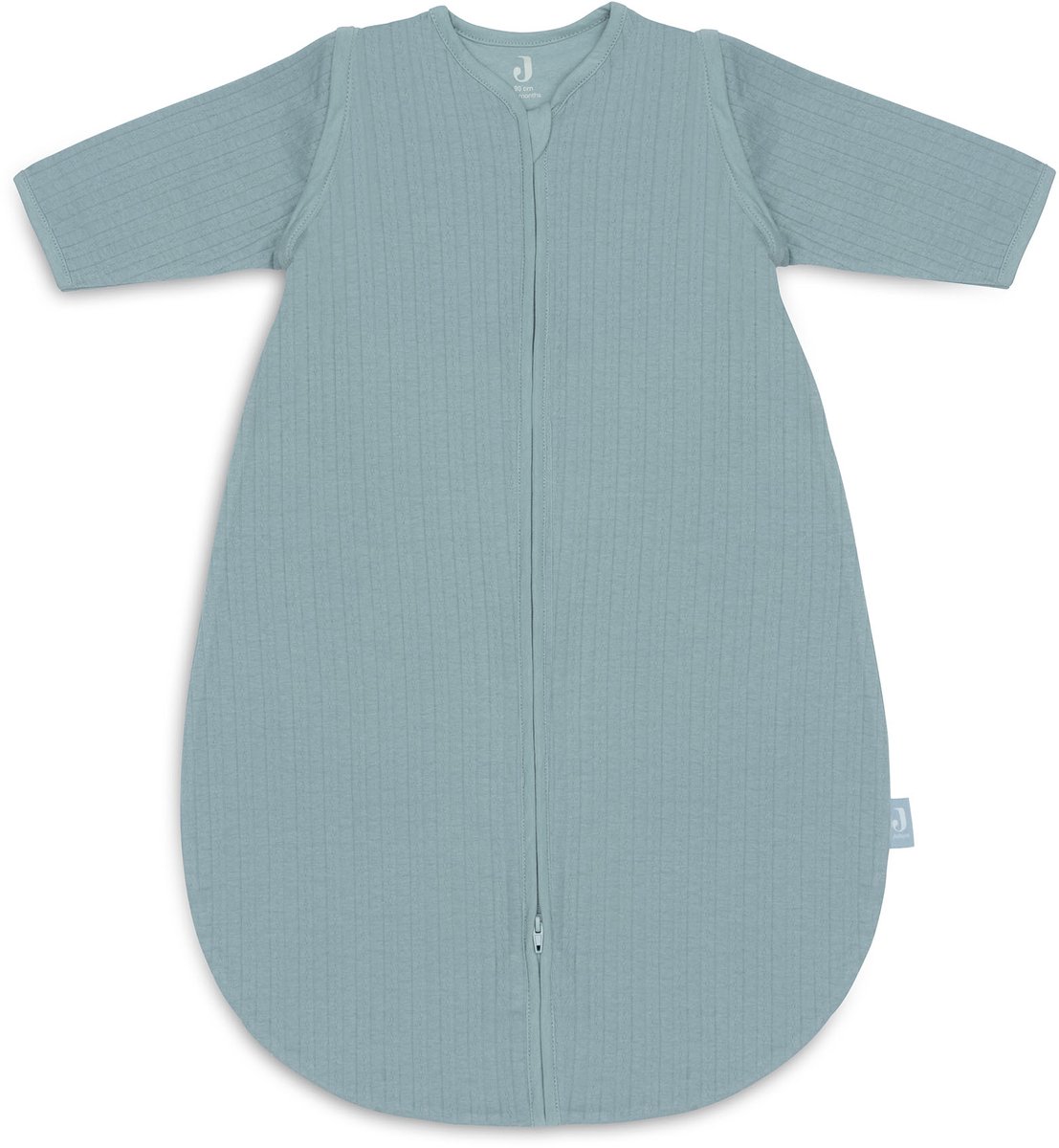 Jollein Zomerslaapzak met Afritsbare Mouw Rond 90 cm Ajour Sea Green