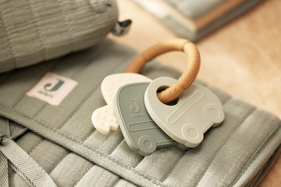 Jollein Baby Siliconen Bijtring Sleutelbos - On The Go van Jollein — afbeelding 3