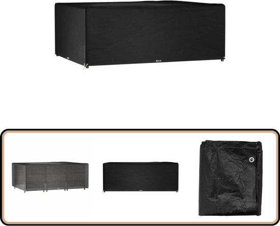 F&J Outdoors Tuinmeubelhoes - Waterdichte UV-Bestendige Beschermhoes Grijs 228x152x60 Cm