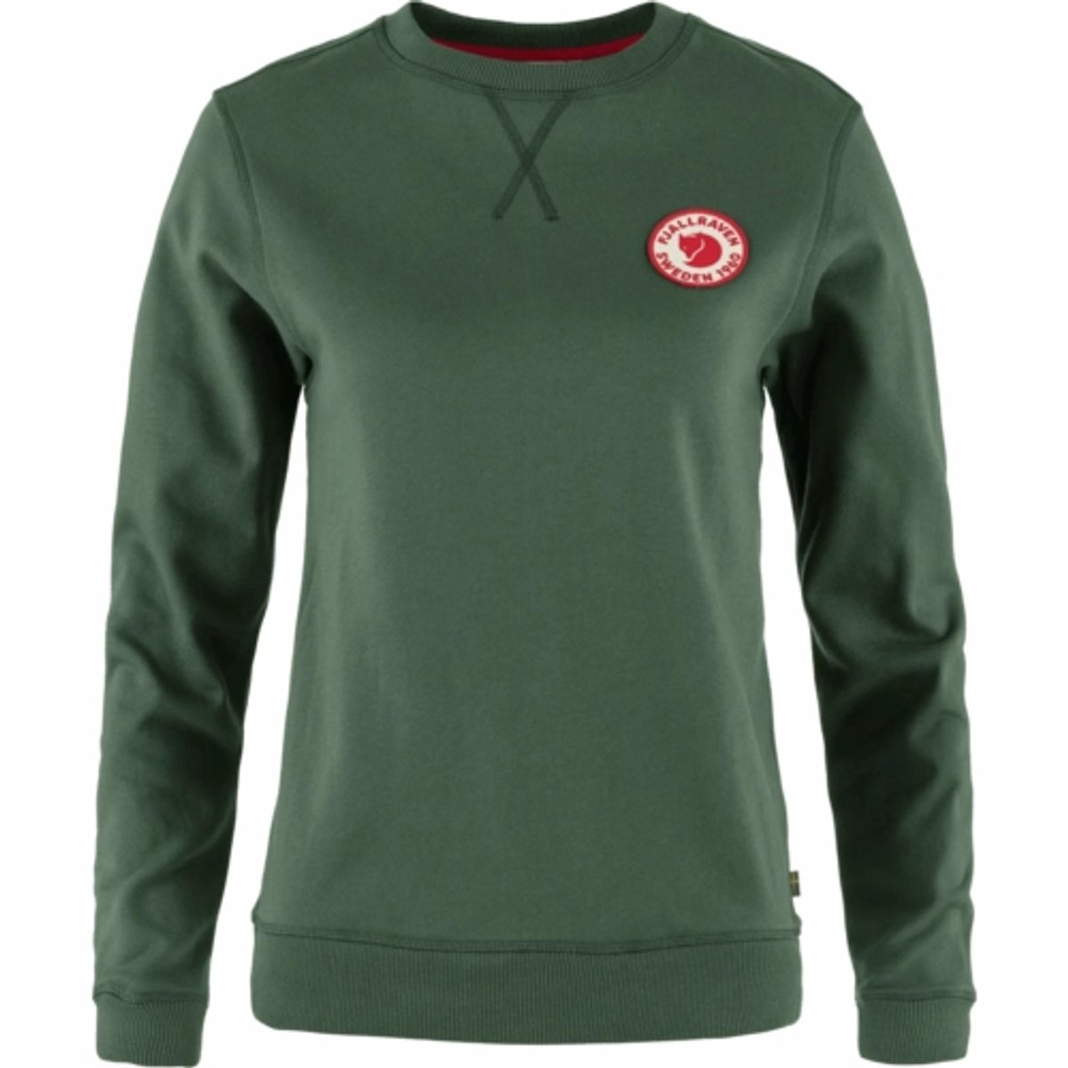 Trui Fjällräven Women 1960 Logo Badge Sweater Deep Patina-XXS Groen