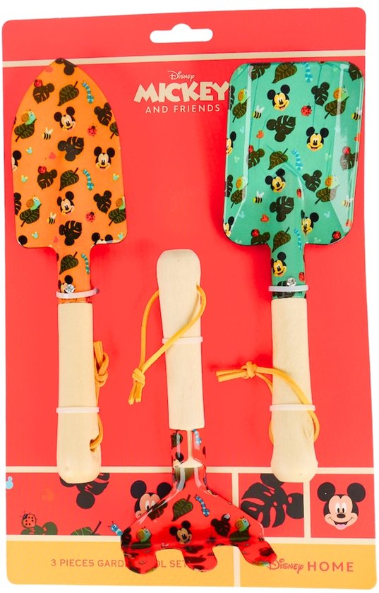 Foto: Disney tuingereedschap voor kinderen set van 3 stuks mickey