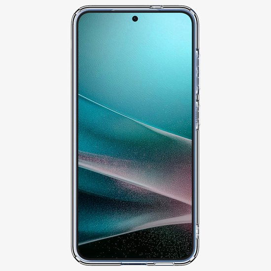 Coque Spigen adaptée à la coque Samsung Galaxy S25 en Siliconen - Coque arrière Spigen Liquid Crystal - Transparente