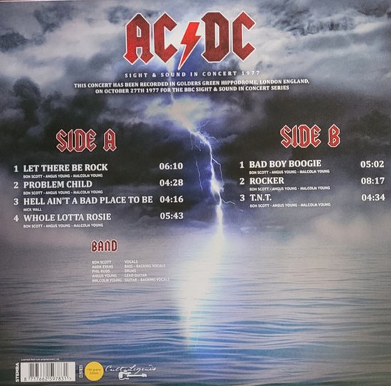 AC/DC - Sight & Sound In Concert 1977 (LP)