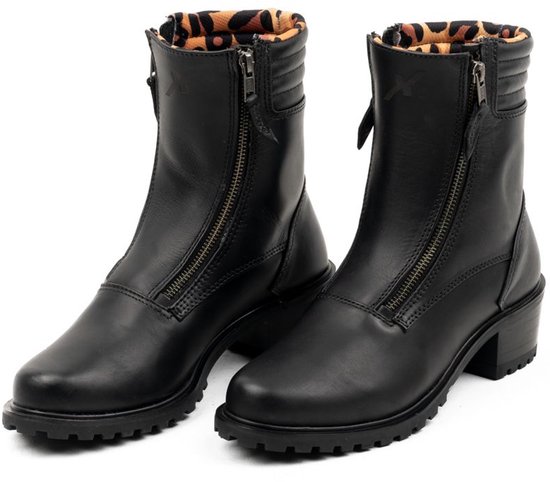 Motor Halfhoge laarzen COMBAT vrouw 40 Zwart CE-gekeurd van MOTOBLOUZ