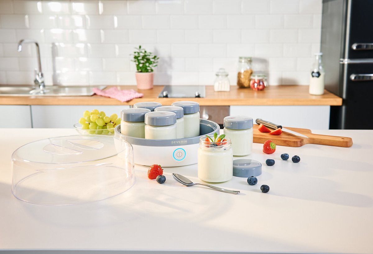Severin JG 3518 - Yoghurtmaker - Wit/Grijs