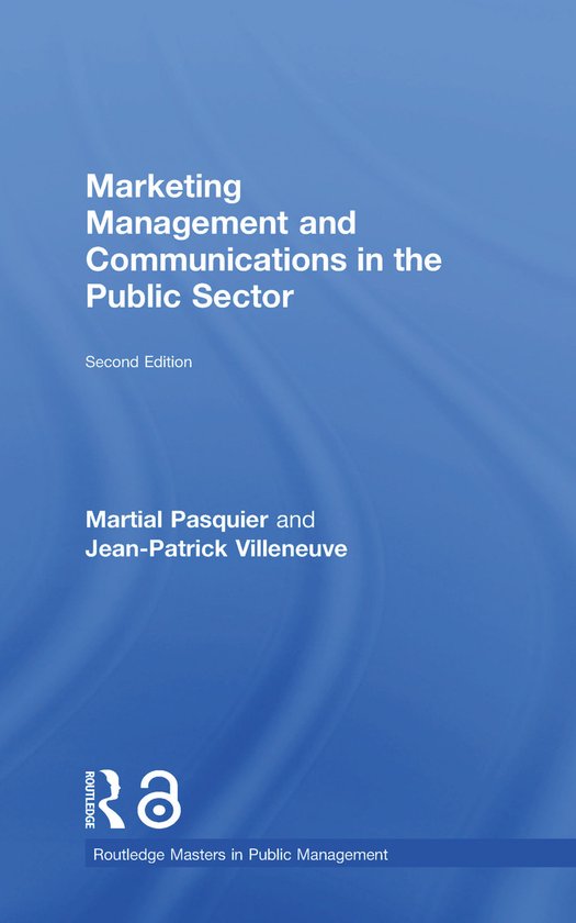 Marketing Management and Communications in the Public Sector - cover