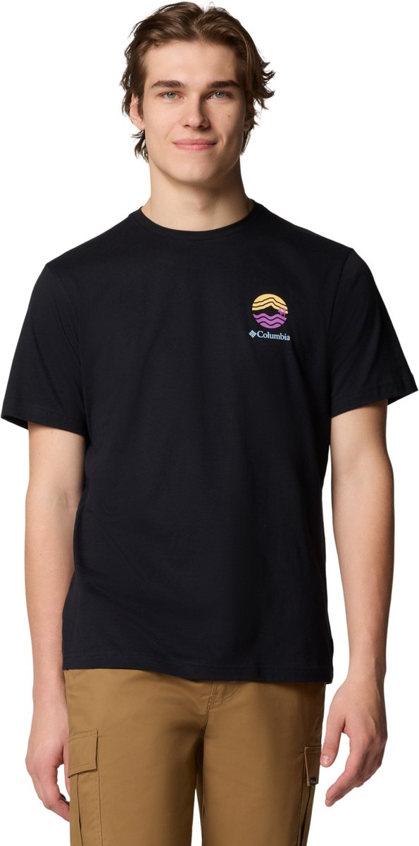 Columbia Kettle River™ Outdoor T-shirt Met Korte Mouwen Man Zwart