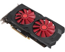 Grafische Kaart RX580 8GB GDDR5 256bit met Dubbele Koelventilator en PCI Express 2.0 16X Slot voor Gaming Desktop-pc