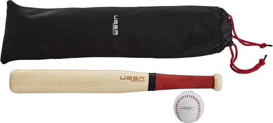 Rounder Bat & Ball - slagbal, slaghout - Eco hardhout - made in India - Perfect voor snel actiespel Top Kwaliteit Klasse en Geweldig