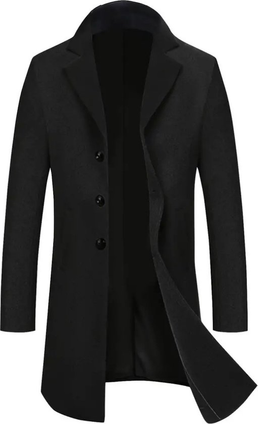 Bovista Manteaux - Mi-manteau - Veste - Costume manteau - Trench - Pardessus - Pardessus - Hiver - Zwart - XXL