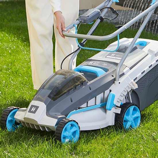 H-Ster accu grasmaaier Ruud 40V - snijbreedte 370mm - snijhoogte 25-75mm - incl. 40V accu en lader — afbeelding 4