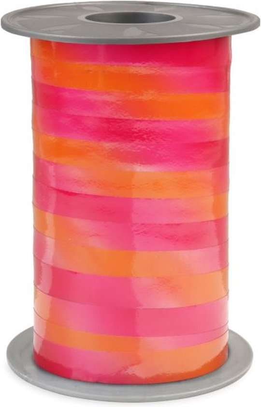 Krullint Potpourri Oranje Roze - 10mm