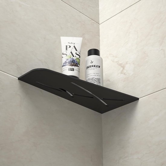 Bernkot Hoek Douche Plank 10 inch Geborsteld 304 Rvs Slot Bernkot Hoek Douche Plank 10 inch Geborsteld 304 Rvs Slot