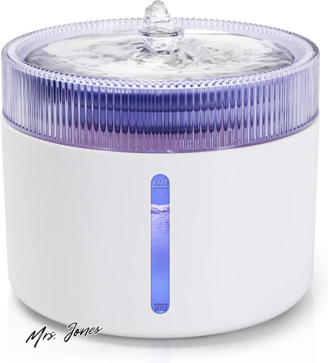 Mrs. Jones Ultrastille Waterfontein voor Gezelschapsdieren met Intelligent LED Licht 360° Circulaire Filtratie USB Interface Geschikt voor Meerdere Huisdieren Wit . Mrs. Jones Ultrastille Waterfontein voor Gezelschapsdieren met Intelligent LED Licht 360° Circulaire Filtratie USB Interface Geschikt voor Meerdere Huisdieren Wit .