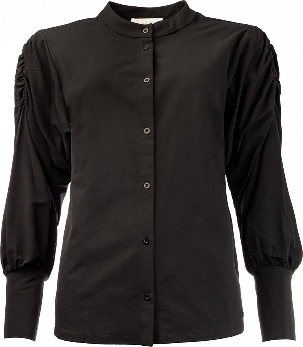 TQ Amsterdam Blouse Tetje Basic Travel 00tq082a Black Dames Maat - M