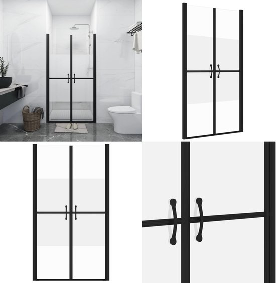 vidaXL Douchedeur (83-86) x190 cm ESG mat
