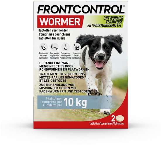 Frontline Frontcontrol Hond - Apotheek - 2 tab 0.5 - 20 Kg S-M