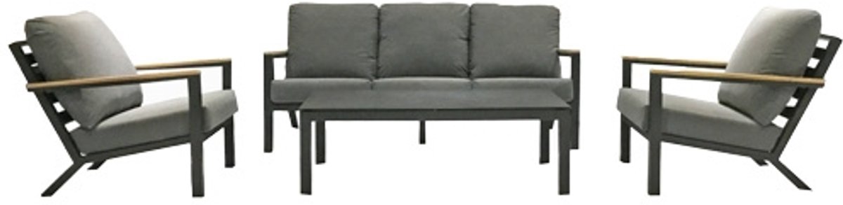 Your Own Living Cardiff Sofa Loungeset 5 - Antraciet