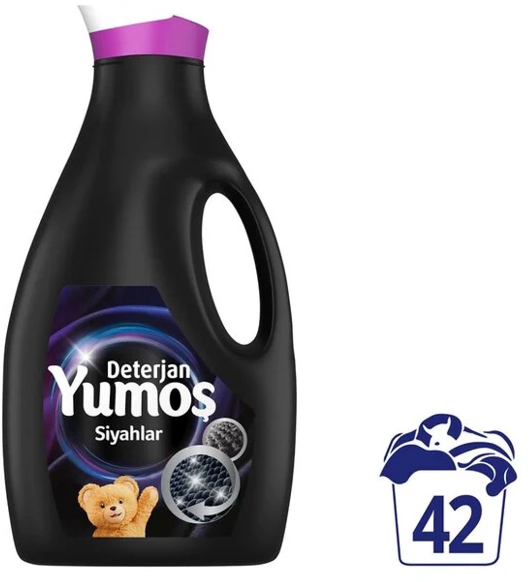 Yumos Vloeibaar Wasmiddel Voor Zwarte Kleding Verzorgende Opfrissing 2520 ml 42 Wasbeurten