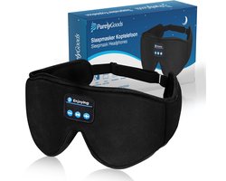 PurelyGoods® Slaapmasker Koptelefoon - Oogmasker Slaap - Muziek - 3D - Verduisterend - Vrouwen en Mannen