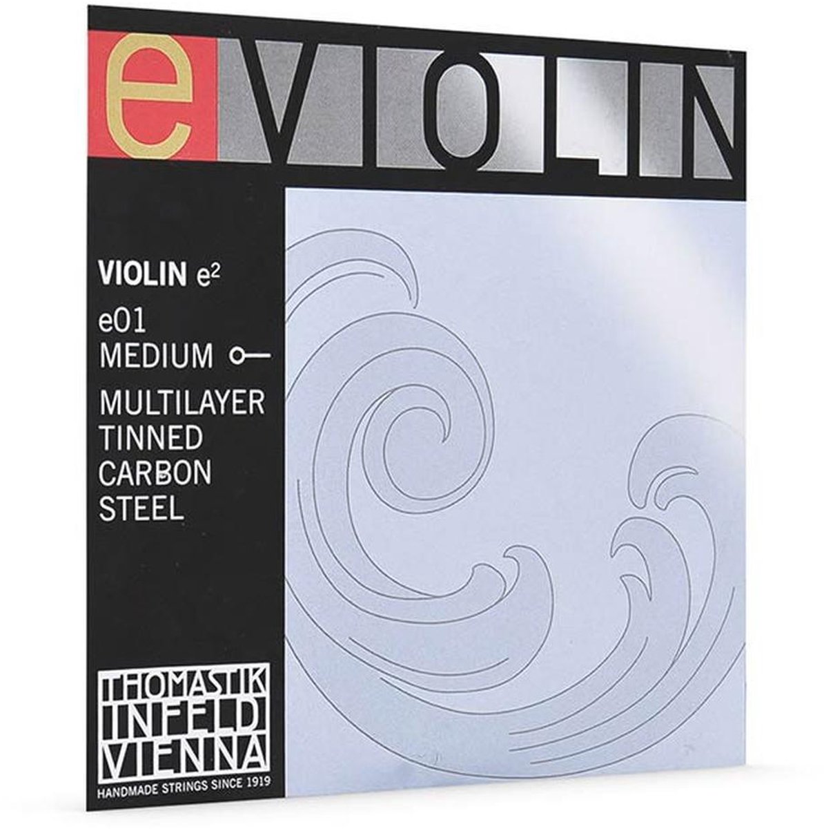 Thomastik Infeld TH-01M violin string E-1 4/4 medium, multilayer tinned carbon steel
