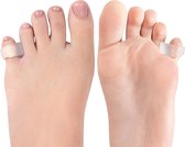Alyze Teenspreider Siliconen - 2 Stuks - Hallux Valgus Corrector - Teenbeschermer - Tenenspreiders - Teencorrector - Hamerteen Brace - Persoonlijke Verzorging