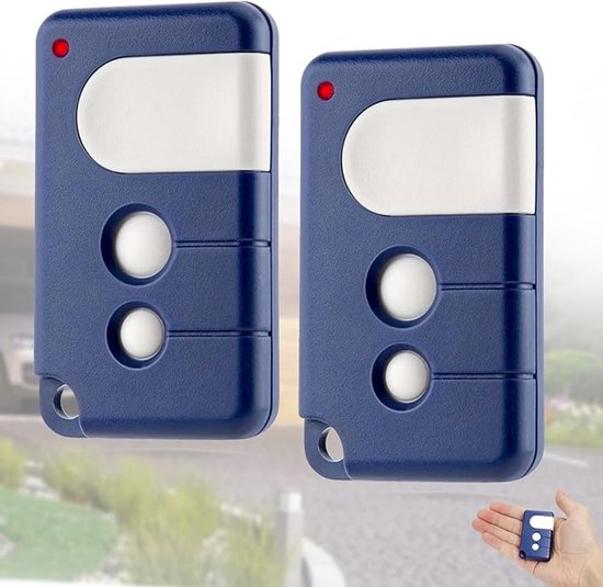 Garagedeuropener afstandsbediening, universele garagedeur afstandsbediening vervanging, 3V kopie poort afstandsbediening zender 868MHz afstandsbediening sleutelhanger voor inbraakalarm