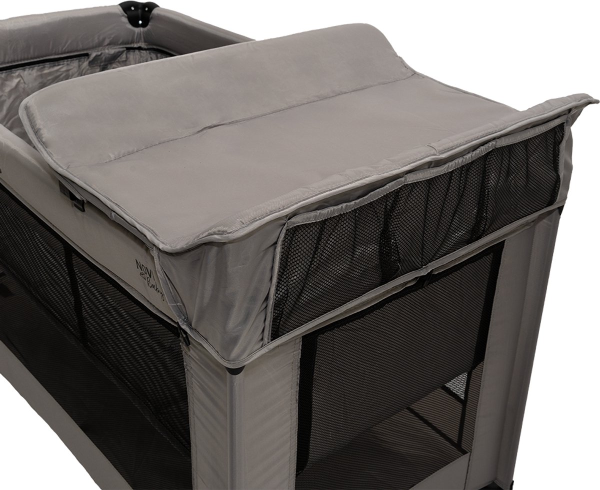 Novi Baby Kiki Luxe - Campingbed - Sand - reisbed - Inclusief transporttas - Inclusief verschoonblad - Inclusief bodemverhoger thumbnail 3