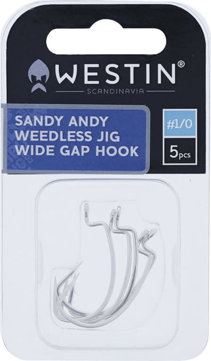 Westin Magic Minnow Weedless Jig Widegap Silver (5 pcs) - Maat : 1/0 van Westin — afbeelding 2