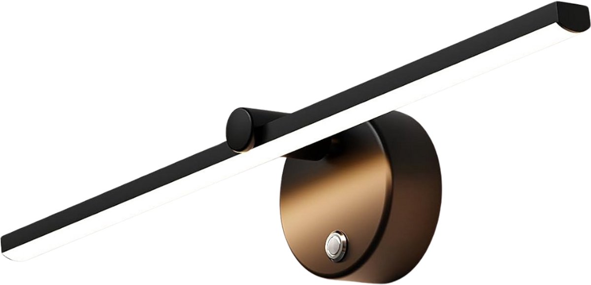 ApexArte® Spiegellamp badkamer - Wandlamp - Spiegelverlichting - Zwart