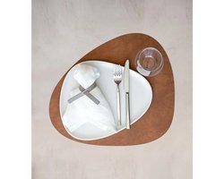 Placemat Lind DNA Curve L Nupo Nature (Set van 4)-37 x 44 cm