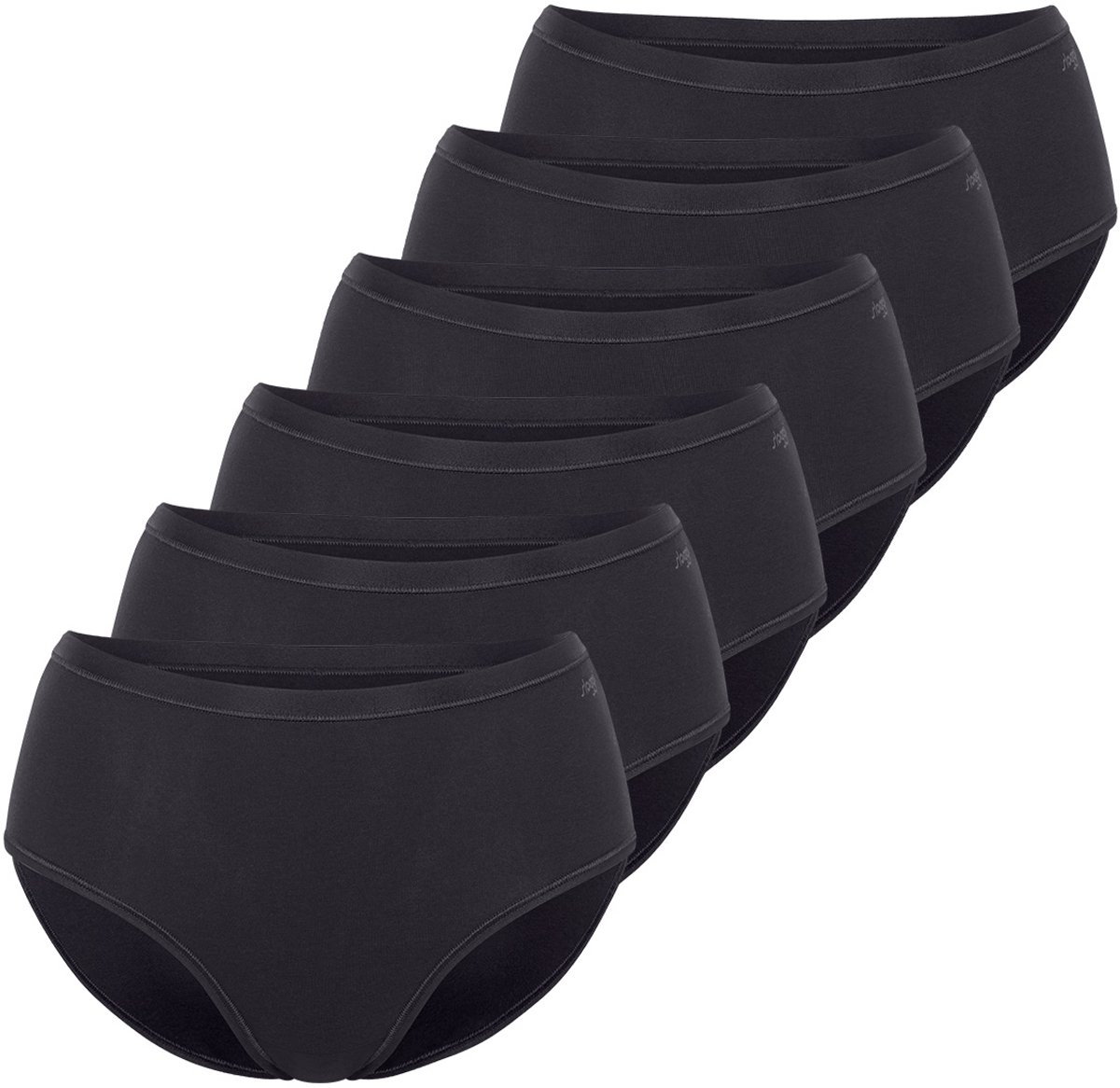 sloggi Dames midi slip 6 pack GO Daily Cotton