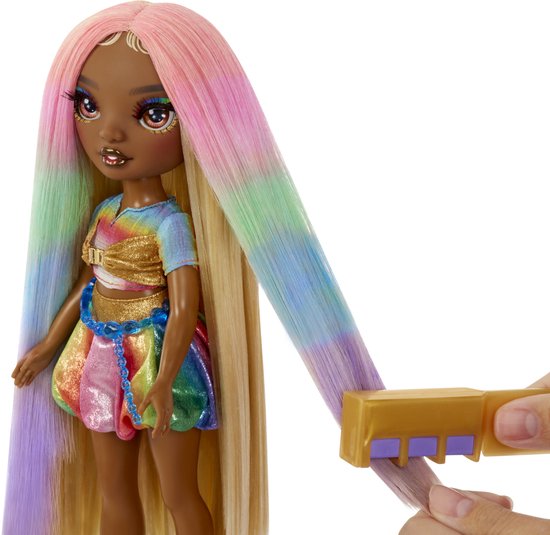 Rainbow High modepop haarkrijt Meline goud - haarstyling pop. van Rainbow High — afbeelding 5