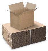 Verzenddozen ‒ Verzenddoos Groot - 20x15x15cm ‒ FSC Gerecycled karton 25 dozen - Extra Sterk- Ideaal voor versturen/opbergen/verhuizen