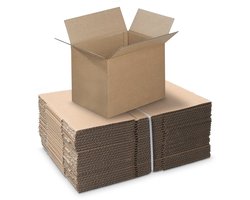 Verzenddozen ‒ Verzenddoos Groot - 20x15x15cm ‒ FSC Gerecycled karton 25 dozen - Extra Sterk- Ideaal voor versturen/opbergen/verhuizen