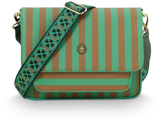 Pip Studio Sac à épaule bandoulière Fenna Cross Body Bag Stripe Green Multicolore