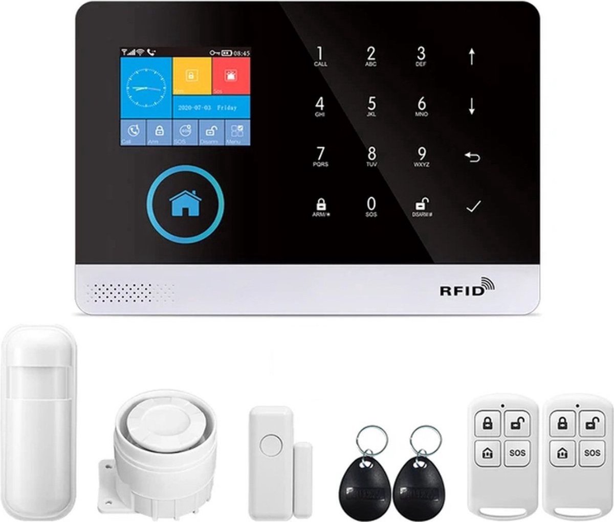 PG103 Alarmsysteem - Thuis Inbreker Alarm - Wifi Gsm Alarm - Draadloos Tuya Smart Huis - App Controle