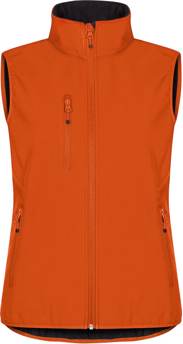 Clique Classic Softshell Vest Women 0200916 - Diep Oranje - 44/XXL