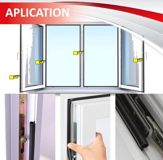 UR8-50 (8mm glas/paneel) - - Aluminium Profielen en Rubber