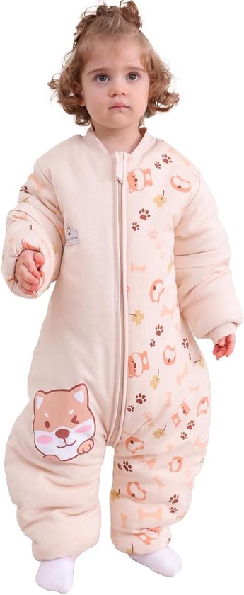 MIKAFEN Babyslaapzak met lange mouwen met voeten 3,5 tog MIKAFEN Babyslaapzak met lange mouwen met voeten 3,5 tog