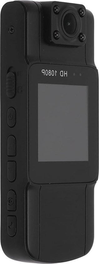CammPro I826 Body Camera, 1296P HD Politie Lichaam Versleten Camera Ingebouwde 128GB Geheugen Nachtzicht, GPS voor Wetshandhaving Recorder, Beveiligingsbewakers, Persoonlijk Gebruik