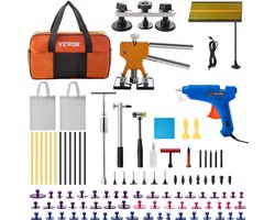 VEVOR 89 pièces ensemble d'extracteur de Dent-débosseleur-Kit de réparation de voiture-pour Voitures et réparation de Dent sur Surface métallique