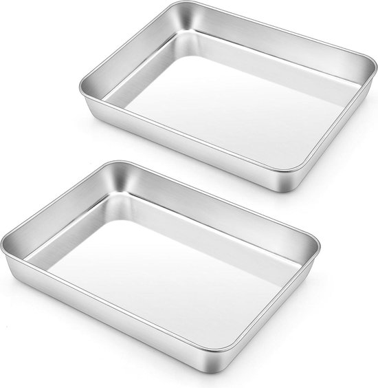 Onader Kleine bakplaat, roestvrij staal, taartplaat, ovenplaat Onader Kleine bakplaat, roestvrij staal, taartplaat, ovenplaat