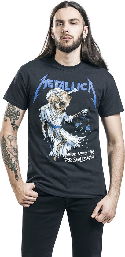Tshirt Homme Metallica -M- Doris Noir