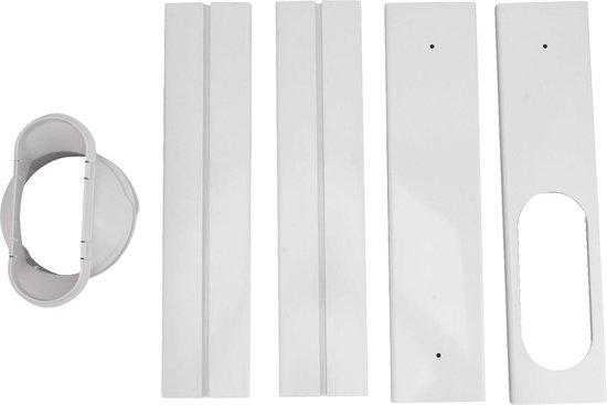 Verwisselbare PVC-raamafdichtingskitpanelen Draagbare AC-raamventilatieset voor Horizontaal en Verticaal Raam Zorgt voor Effectieve Airconditioning