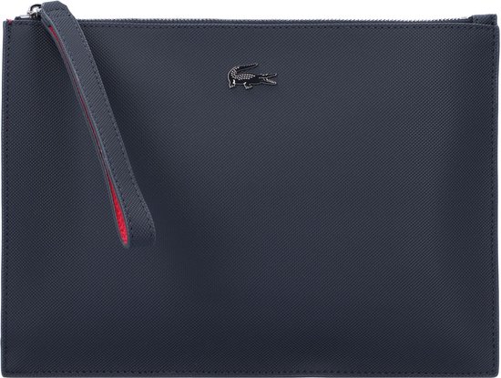 LACOSTE Pochette Sac de soirée Anna Clutch Viennois Grenadine Marron clair
