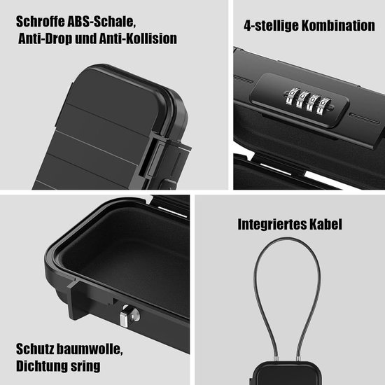 Lexium Phone Safe - Coffre-fort pour téléphone - Coffre-fort pour smartphone - Prison pour téléphone