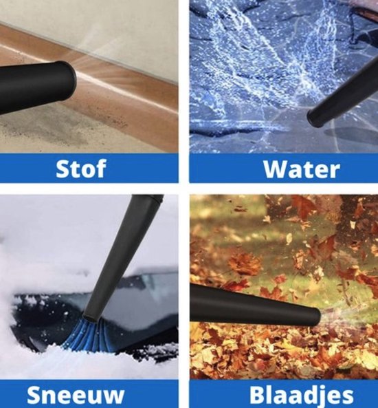 Bolt Edge Elektrische Bladblazer - 3-in-1 - Bladzuiger en blazer - Opvouwbaar - Inclusief accu van Merkloos	 — afbeelding 4