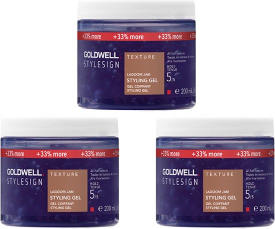 Goldwell StyleSign - Lagoom Jam XL Styling Gel - Triple Pack - 3x200ml
