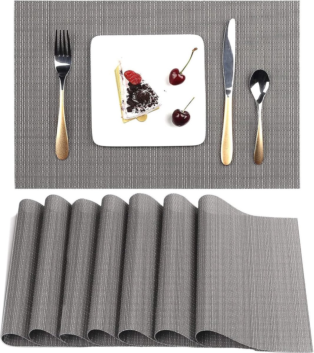 Goodivery ® Set van 8 Woondecoratieve Placemats - Wasbaar, Hittebestendig en Antislip